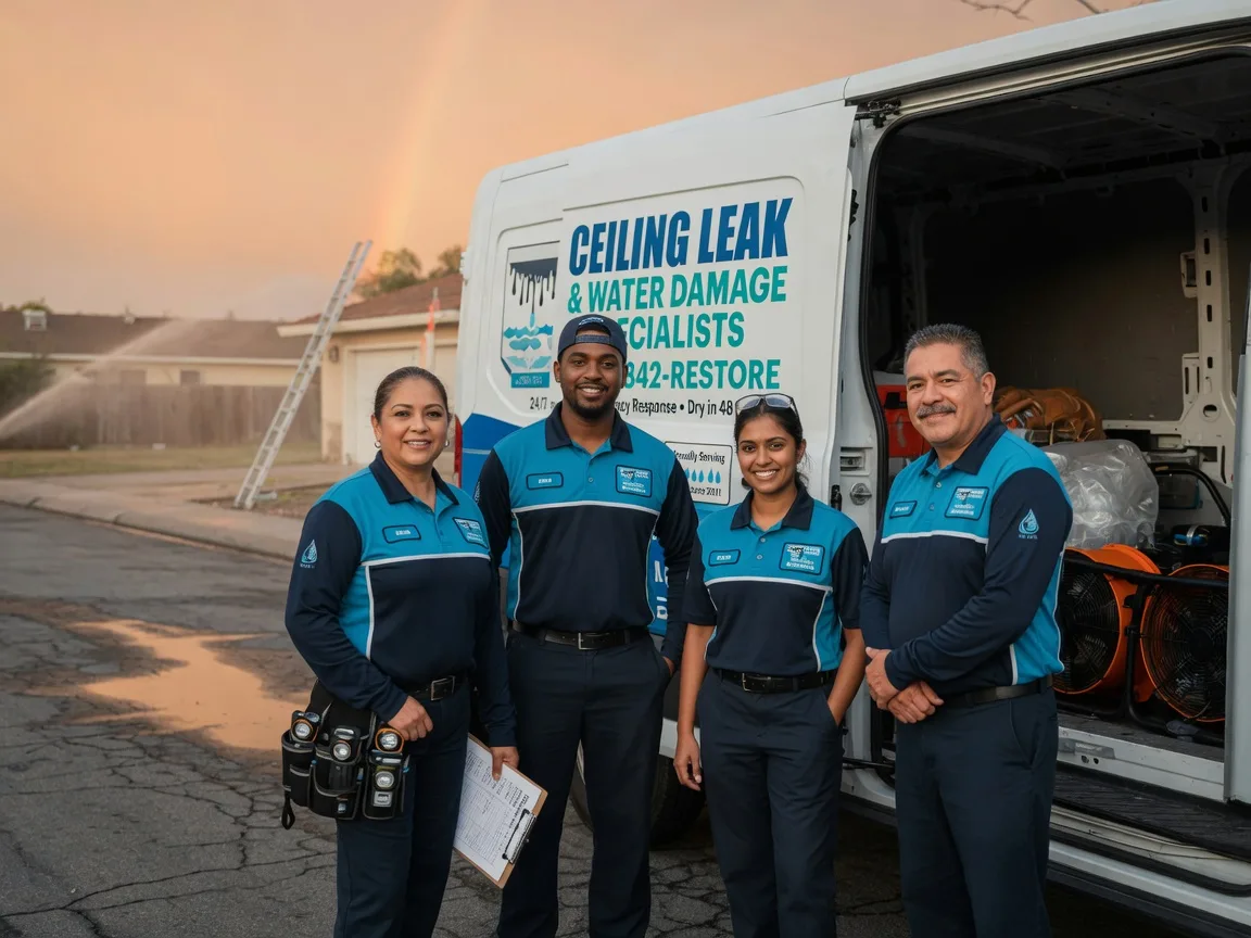 Ceiling Leak Cleanup company in La Salle, MN